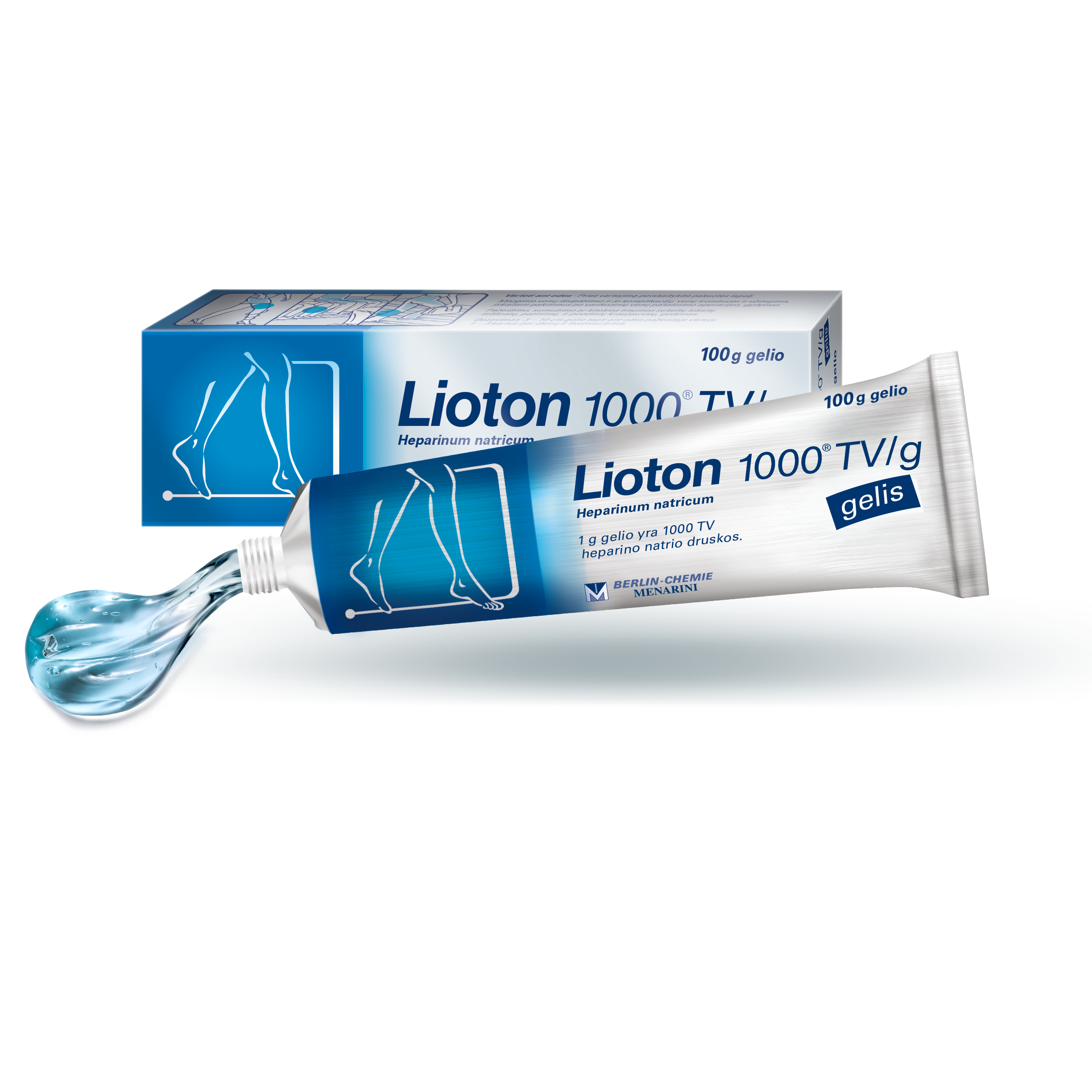 Lioton® 1000 gelio pakuotė